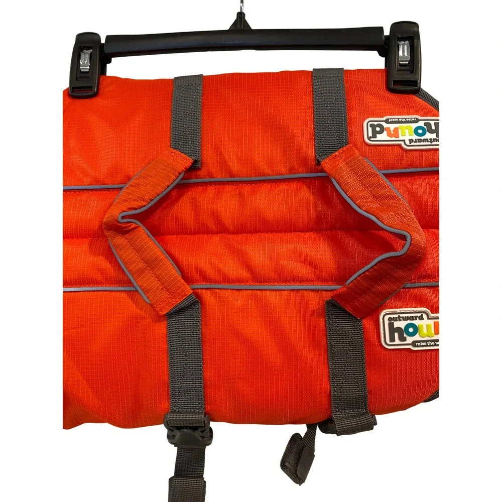 Outward‎ Hound Orange Dog Life Vest Jacket Flotation Device M